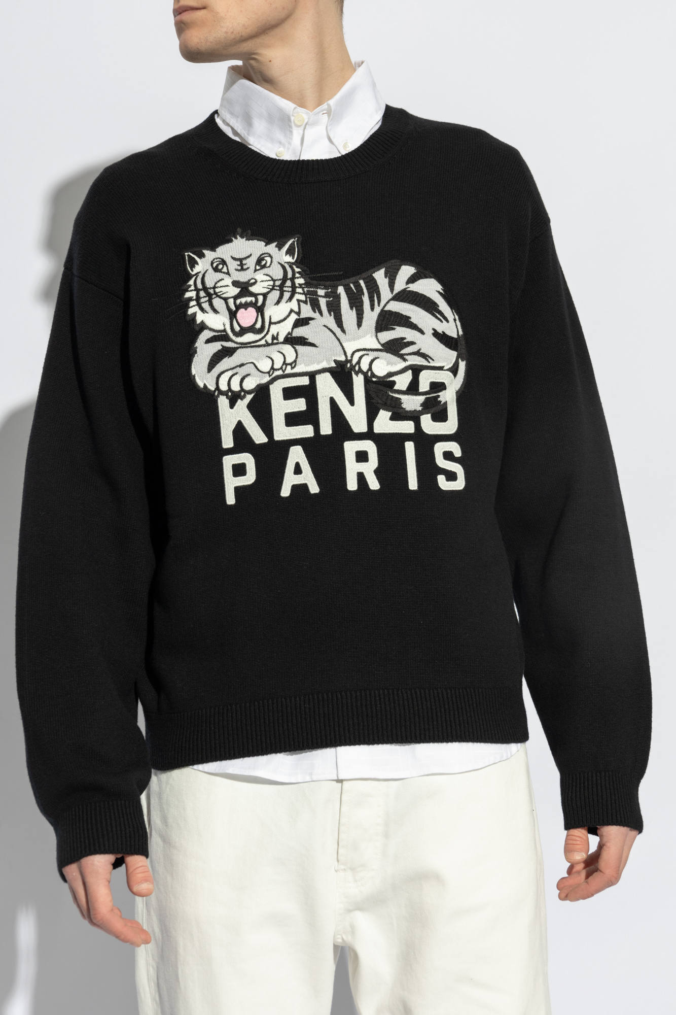 Kenzo Sweater with embroidered logo | Men's Clothing | Vitkac